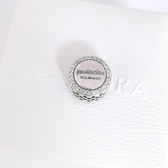 Pandora Charm Mozart Symphony Vienna Charm Bead S925 Silver with box - Picture 2 of 6